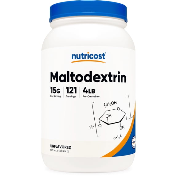 Nutricost Maltodextrin Powder 4LBS - Non-GMO Supplement