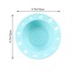 thumbnail image 3 of FELTECHELECTR 1 limpiador de brochas de silicona para maquillaje, soporte para brochas de maquillaje, almohadilla limpiadora (verde menta), 3 of 6