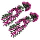 thumbnail image 4 of GOOHOCHY 2 unids hermosa simulación violeta flores artificiales colgantes faux flores, 4 of 7