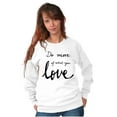 thumbnail image 5 of Cute Do What You Love Career Women Crewneck Sweatshirt Brisco Brands S, 5 of 5