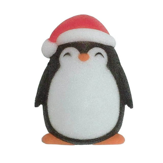 POINTERTECK Christmas Outdoor Light Covers Snowman Santa Penguin Porch Light Covers Garage Lights Christmas Outdoor Decorations Santa Snowman Head for Lamp Post Snowman Covers for Porch L