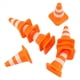 thumbnail image 1 of Mini Conos de TráFico 10 Uds. Conos de Carretera en Miniatura Conos de ConstruccióN Conos de TráFico para NiñOs SeñAles de TráFico Juguetes, 1 of 5