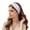Light Purple1, variant on ibiyuan Stretchy Headbands for Women Korean Style Chiffon Stretch Headband Comfortable Non Hair Band for Daily Face Washing Home Leisure And Simple Dressing