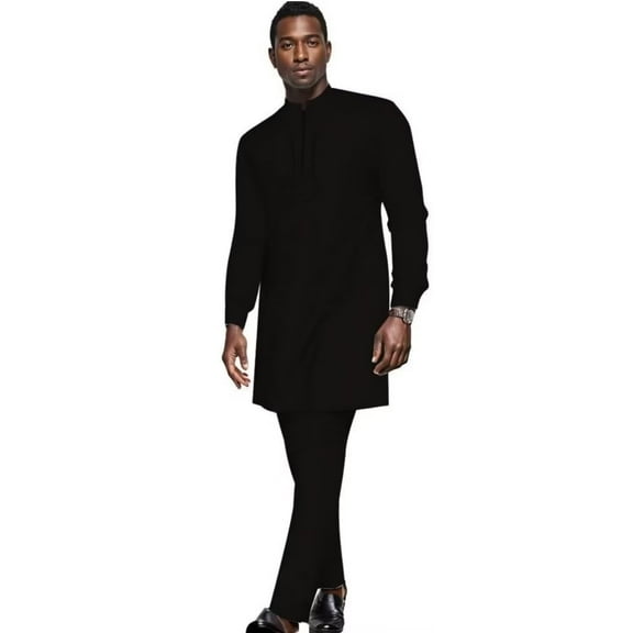 African Dashiki Suits for Men 2 pcs Mens African Outfits Top and Pant Slim Fits Nigerian Clothing Prom Wedding Wear