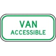 thumbnail image 1 of Accuform Fra259Ra Señal suplementaria de estacionamiento para discapacitados de aluminio reflectante de grado ingeniero (Mutcd R7-8A) Leyenda "Van Accessible" 6"" Largo x 12" Ancho x 0.080"" Espesor V, 1 of 1
