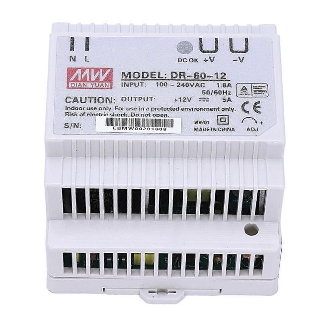 Din rail power supply 60w 12V ac dc converter -60-12 power supply 12v 60w good quality