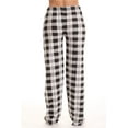 thumbnail image 2 of Casual Women Pants Check Tartan Cotton Blend Plaids Print Nightwear Pyjama Bottom Loose Lounge Pants, 2 of 9