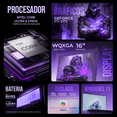 thumbnail image 2 of Laptop IA PC Gamer AORUS ELITE 16 AE6H GeForce RTX 5070 8GB Core Ultra 9 275HX NPU 32GB 1TB 16" IPS WQXGA 165Hz Windows 11 Home Teclado Ingles, 2 of 6