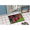 thumbnail image 2 of Carolines Treasures APH5048MAT Pink Tulips Door Mat Indoor Rug or Outdoor Welcome Mat 18x27 Doormat  27"L x 18"W, 2 of 4