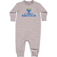 thumbnail image 2 of Inktastic My First Hanukkah with Menorah Baby Fleece Romper, 2 of 4