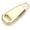 Gold, variant on CRAFTME STUDIO 4-Piece Zipper Pull Zip Puller Slider Tap Quality Metal Puller for Bag, Purse Craft and Sewing (Brushed Brass) VT284