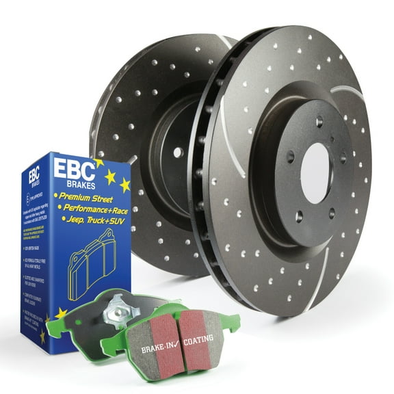 EBC Brakes S10KF1728 S10 Kits Greenstuff 2000 and GD Rotors Fits 18-20 Stinger