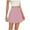 Pink, variant on Landzoo Women's Fashion Casual Solid Color All Short Pleated Skirt Cozy Distinctive Women's Skirt