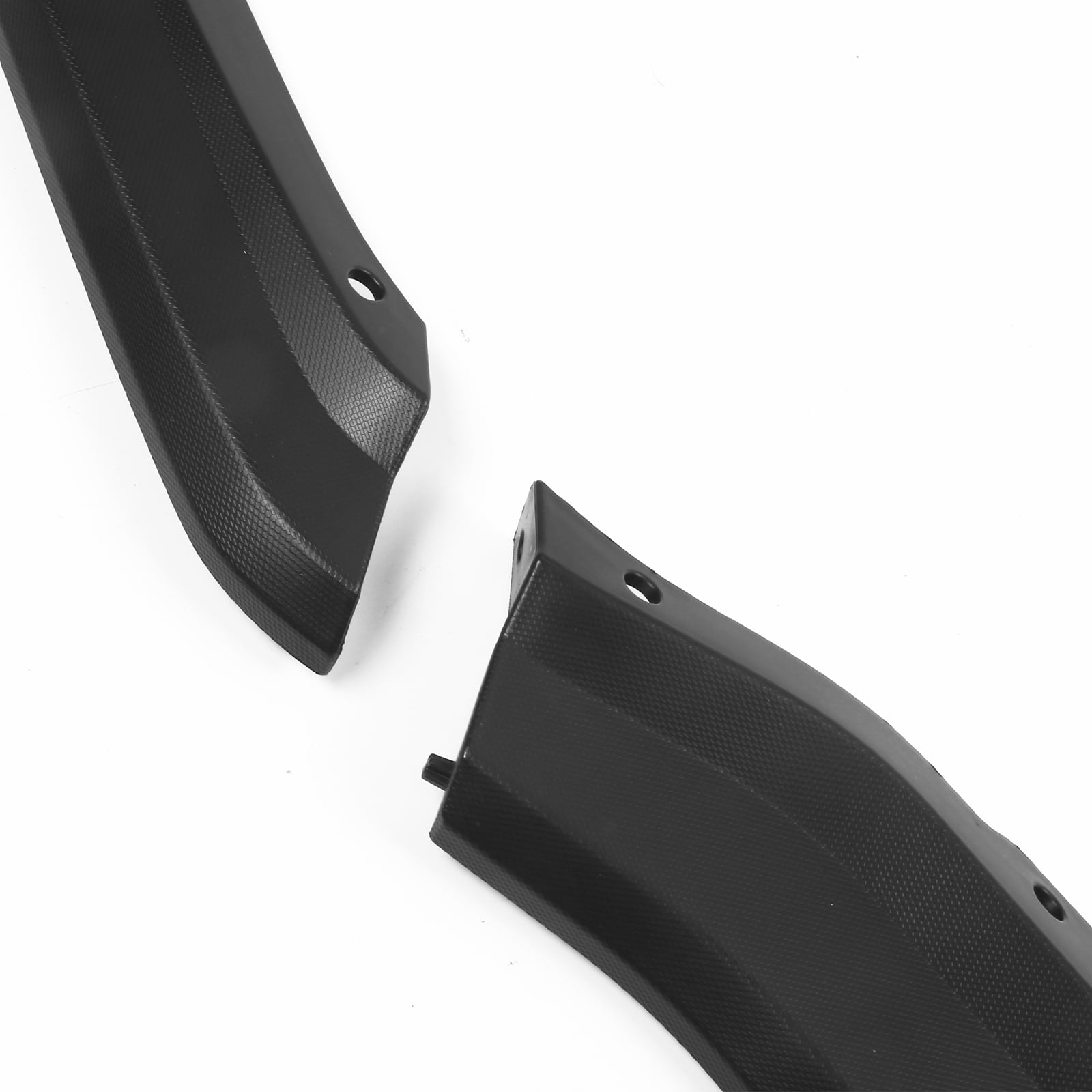 Ikon Motorsports Compatible with 2020-2025 Chevy Corvette C8 Front Bumper Lip Z51 Style PP Texture Black Air Dam Chin Lip Splitter 3PCS