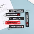 thumbnail image 4 of Motorcycle Keychain Car Embroidery Key Chain Gifts Tag Key Fobs Holder Loud Noise Loud Pipes Team Bride Organ Save Lives Keychain, 4 of 12