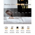 thumbnail image 5 of Yellow Lemons Blackout Curtains for Bedroom/Living Room, Thermal Insulated Kitchen Curtains, Summer Fruits Leaves Botanical Black Grommet Darkening Window Treatment Drapes 52"x63"x2, 5 of 8