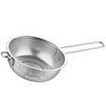 thumbnail image 4 of Xiao Hua Filtro de cocina de acero inoxidable de un solo mango adecuado para alimentos fritos, verduras y frutas (28,86 pulgadas/22,5 cm), 4 of 5