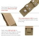 thumbnail image 5 of Bolsa de herramientas Soporte para linterna multifuncional para senderismo Camping (Camel), 5 of 6