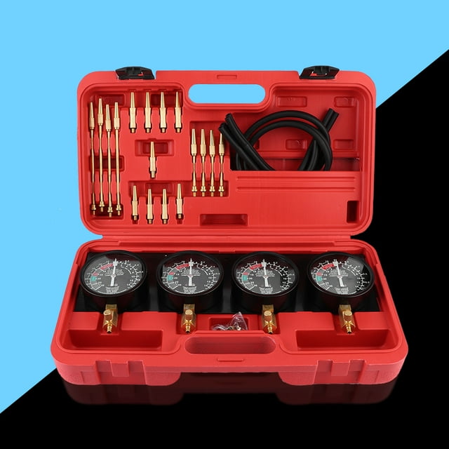 Qiilu Sincronizador de Carburador de Vacío de Motocicleta Motocicleta Combustible Vacío Carburador Sincronizador Equilibrador Carb Sync Balancing Gauge 4 Cilindro Equilibrador ANGGREK Otros