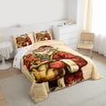 thumbnail image 3 of Homewish Santa Claus Child Full Size Comforter Sets, Magic Christmas Fairy Tale Bedding Comforter Set, Happy New Year Reversible Bedding Sets, Microfiber Bedroom Decor, 3-Piece, 3 of 8