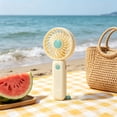 thumbnail image 4 of CaiYueKe Handheld Fan, USB Rechargeable Mini Fan, Portable Desktop Fan, 3 Speed Adjustable Fan, Personal Cooling Fan for Outdoor Office Travel, Compact Battery Powered Fan with Charging Cable, 4 of 7