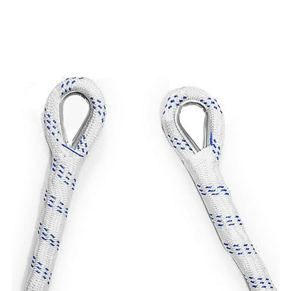 Rope Ladder with Hooks 20 Meters Fire Escape Ladder with 300Kg Bearing Load High-Strength Safety Ladder with 2 Hooks Space Saving Ladder for Aerial Work consistent