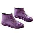 thumbnail image 5 of KANG Stylish Short Rain Shoes For Women Kitchen Boots Ideal For Daily Wear Rain Boots Collar Gardening Boots Ultra Lightweight Portable Garden Shoes, 5 of 5
