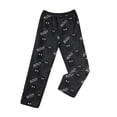 thumbnail image 6 of Trgacdwlo Halloween Womens Fleece Pajama Pants Cute Pumpkin Graphics Flannel Pj Pants for Women Fall Winter Thermal Women's Sleep Pants, 6 of 9