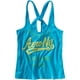 thumbnail image 1 of Aeropostale - Camiseta sin mangas bordada para mujer, color azul, XS, 1 of 1