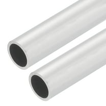 Uxcell 2 PCS 304 Stainless Steel Tubing, 10mm OD 1mm Wall Thickness 406.4mm Long Round Metal Pipe Steel Tube for Industrial Machinery