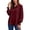Wine, variant on LEKWK Business Casual Tops for Women Long Sleeve Button Down Shirts Elegant Collared Blouses Fall Professional Office Work Dress Tops