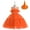 Orange+Hat, variant on Toddler Girls Princess Witch Dress Tulle Halloween Birthday Party Costume 1-6T