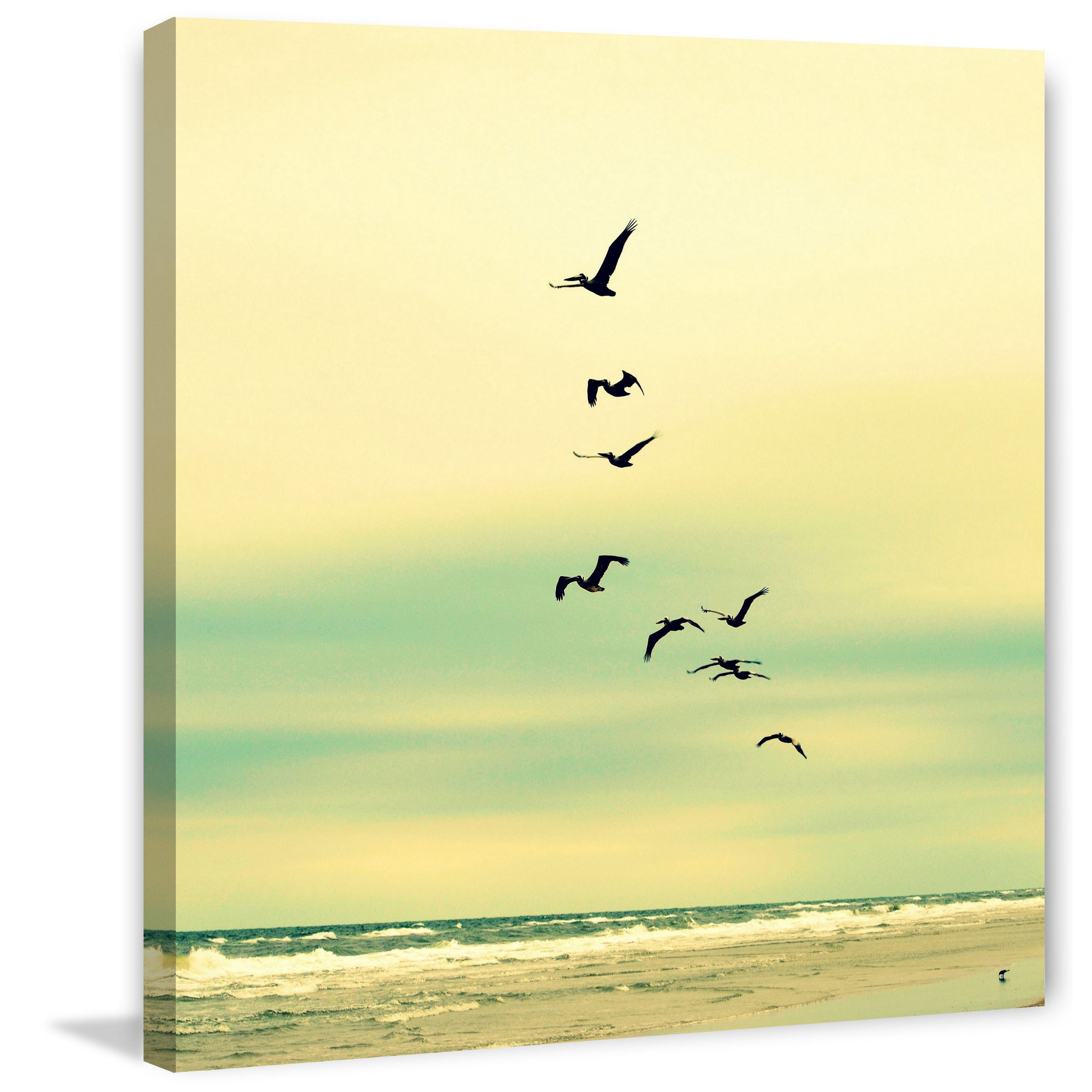 "Across the Endless Sea" Painting Print on Wrapped Canvas