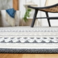 thumbnail image 4 of SAFAVIEH Montauk Kenyon Southwestern Cotton Area Rug, Grey/Ivory, 5' x 8', 4 of 8