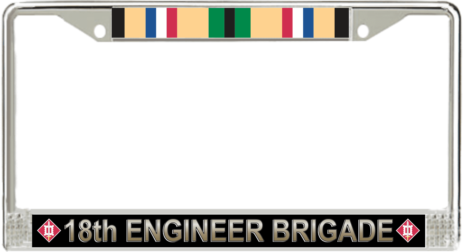 18th Engineer Brigade Gulf War License Plate Frame