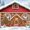 Gingerbread House, variant on Christmas Garage Door Decoration Cover North Pole Arch Snowman Backdrop Santa Arch Xmas Trees Gifts Boxes Garage Door Banner Winter Scene Background for Outdoor Christmas Holiday Party Decor 16X7ft