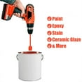 Resin Mixer Paddles, Epoxy Mixer Attachment for Drill, Reusable Paint Stirrer Drill Attachment