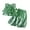 Green, variant on TAmten Girl Summer Clothes Cute Ruffle Tops Dress Shorts Outfits Set Toddler Shirt Shorts Princess Outfit(White,4-5 Years)