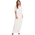 thumbnail image 5 of Women's Summer Drawstring Waist Asymmetrical Hem Tank Dress, 5 of 5
