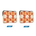 thumbnail image 7 of FORMRS 13-13.3 inch Laptop Sleeve Case Soft Carrying Quilted Computer Bag Cover, Beige Geometric Circles, 7 of 7