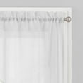 thumbnail image 6 of Arm & Hammer Traditional Solid Print Rod Pocket Sheer Curtain Set, 36" x 56" 3 Panels, 6 of 6