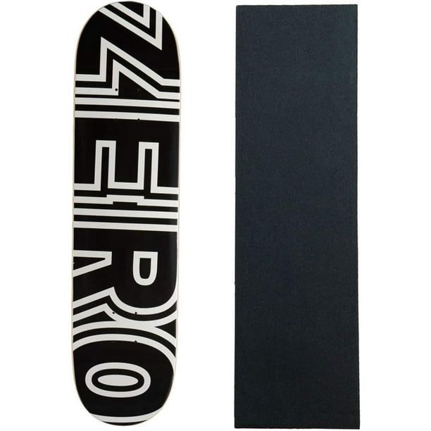 Zero Skateboards Deck Bold Black 8.25