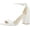 White, variant on Women's Daniella Silver Heels 7.5W