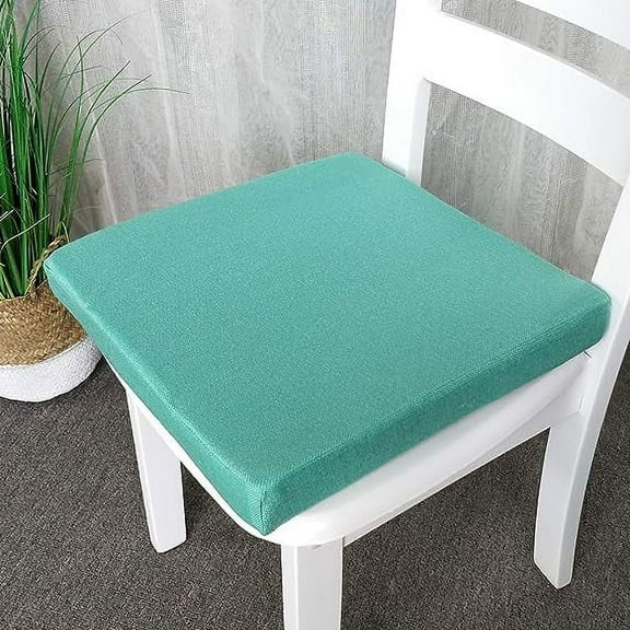 Zhuge Soft Foam Seat Cushion, Thicken Chair Pad, 20X20X2 in Chair Cushion with Removable Cover, for Relief and Comfort Lake Blue