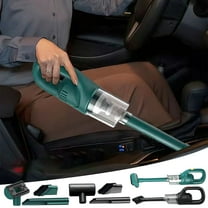 Dianli Portable Handheld Wireless Car Vacuum Cleaner 120W High-Power Mini Rechargeable Large Suction Wet and Dry Cleaner for Home and Auto with Multiple Nozzles Gift