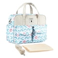 thumbnail image 3 of Bolsa para pañales Bolsa de pañales portátil insular Bolsa de viaje Bolsa de momia para suplementos de necesidades para bebés recién nacidos insular Bolsa para pañales, 3 of 7