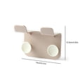 thumbnail image 4 of Soporte para secador de pelo Bearachild de pared organizador extraíble sin perforaciones Rosa claro, 4 of 6