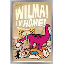 The Flintstones - Home Wall Poster, 14.725" x 22.375", Framed