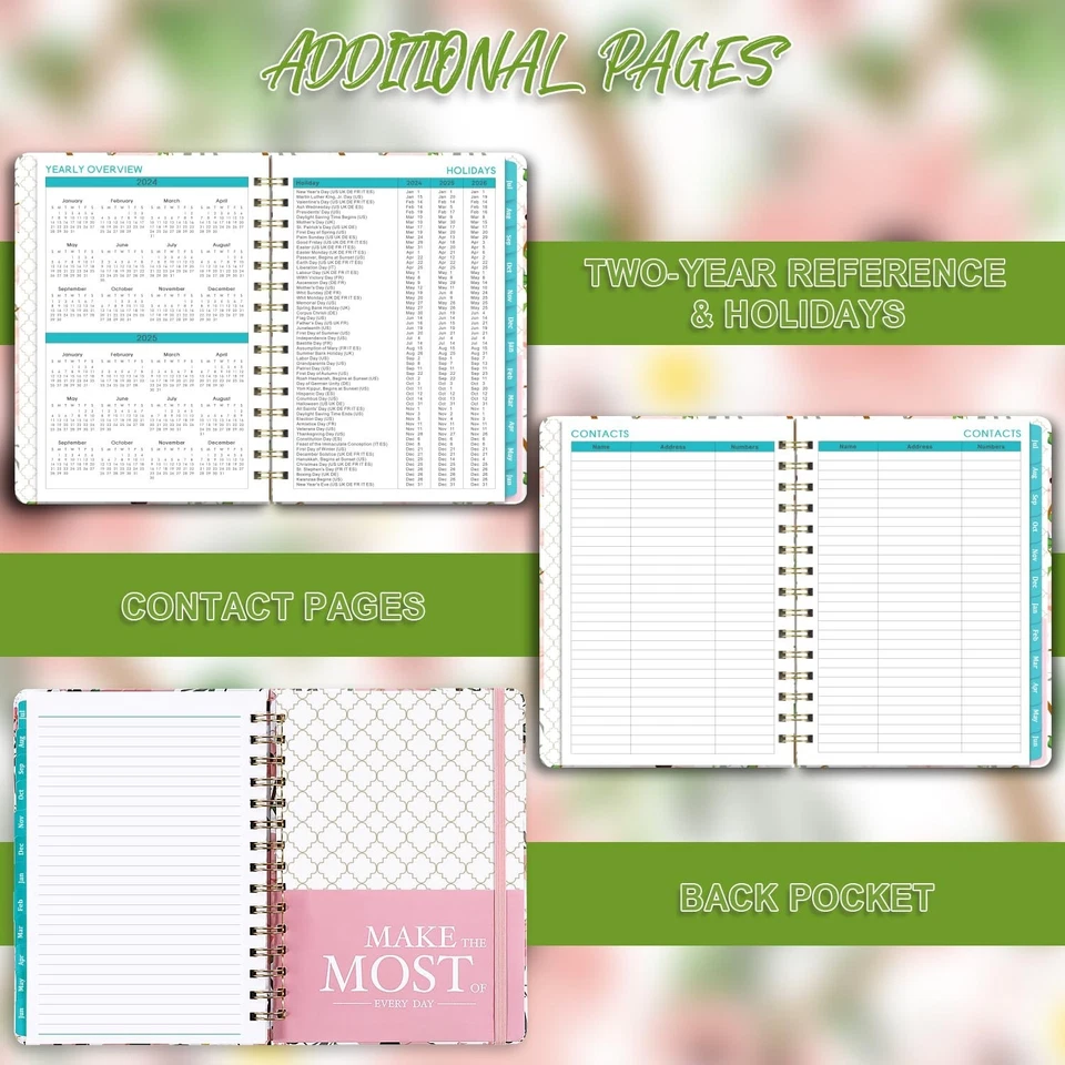 2024-2025 Planner - Weekly & Monthly Planner 2024-2025 With Tabs, 6.4" X 8.5"...