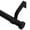 Black, variant on MERIVILLE 1-Inch Diameter End Cap Single Window Treatment Curtain Rod, 28-Inch to 48-Inch, Oil-Rubbed Bronze